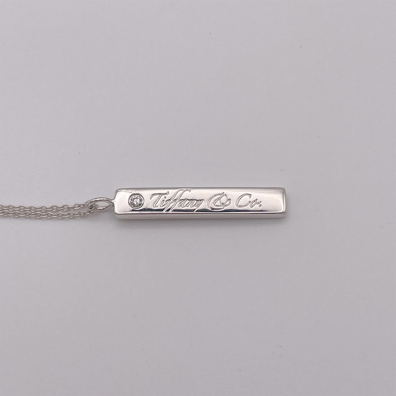 新品仕上済 Tiffany&Co. ティファニー ノーツバー 1PD ネックレス 925