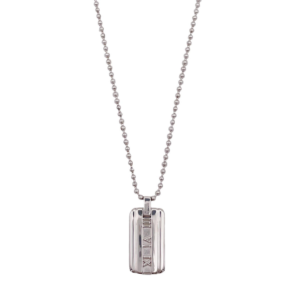 新品仕上済 Tiffany＆Co. ティファニー アトラスIDネックレス 925 20.5g