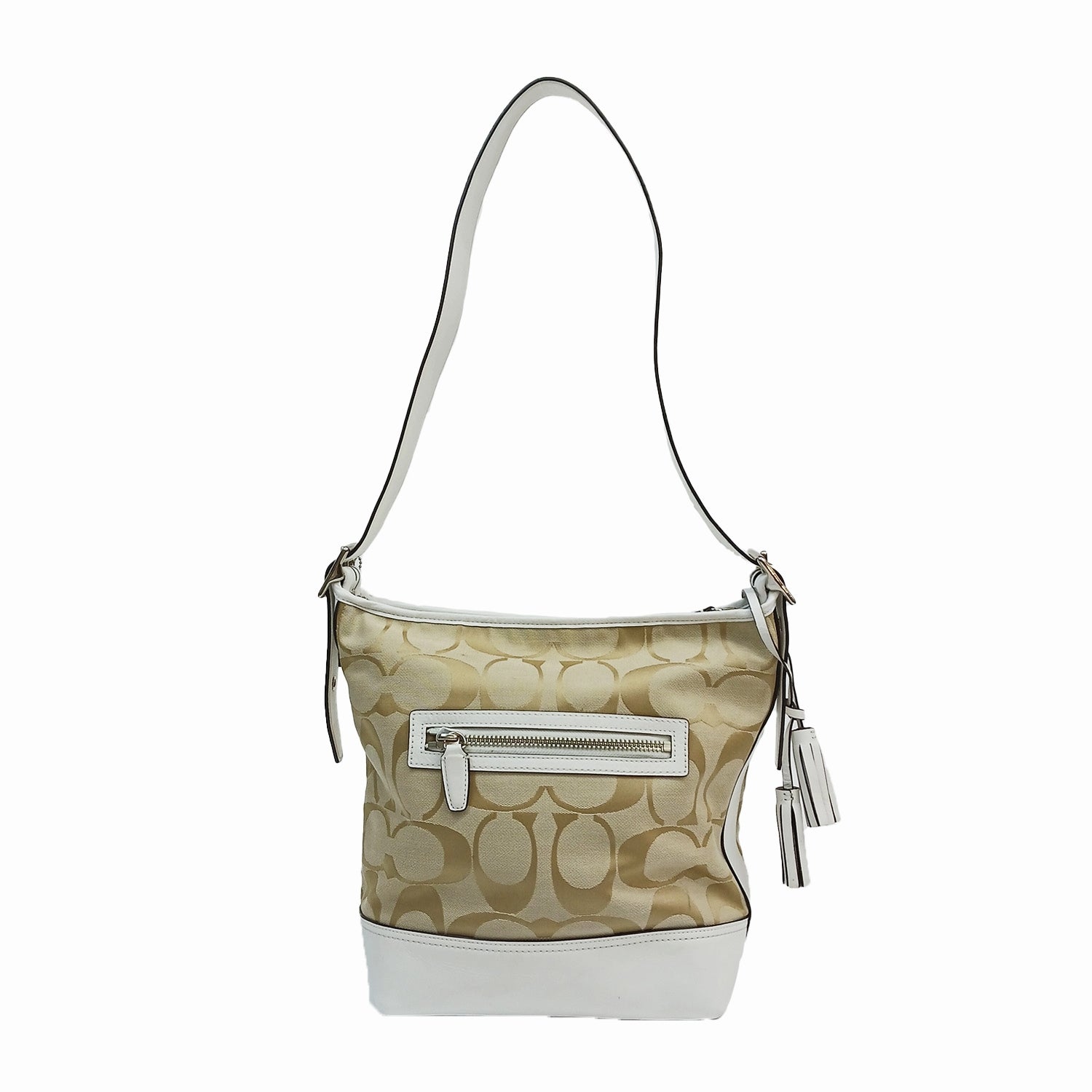 COACH コーチ ショルダーバッグ シグネチャー キャンバス×レザー