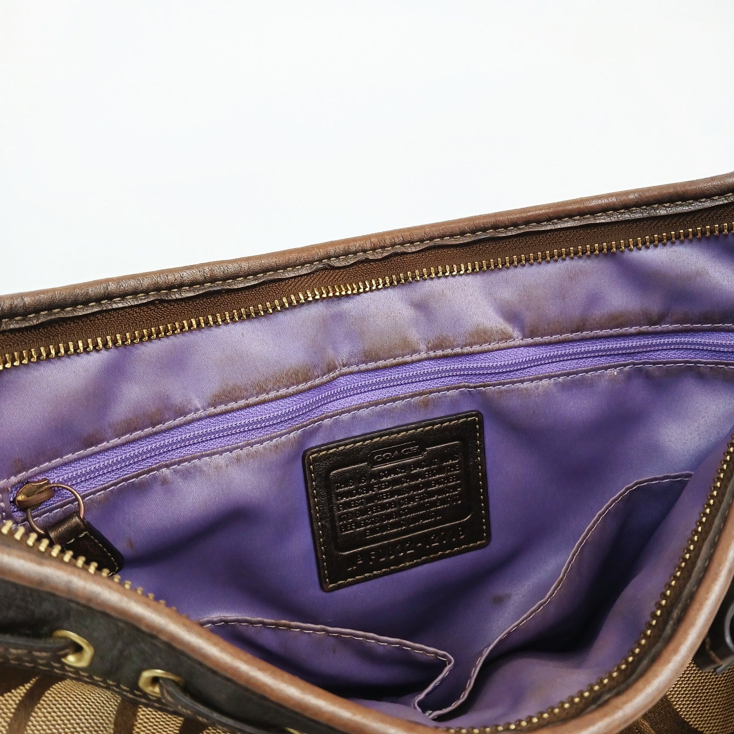 COACH コーチ ショルダーバッグ シグネチャー キャンバス×レザー 12719