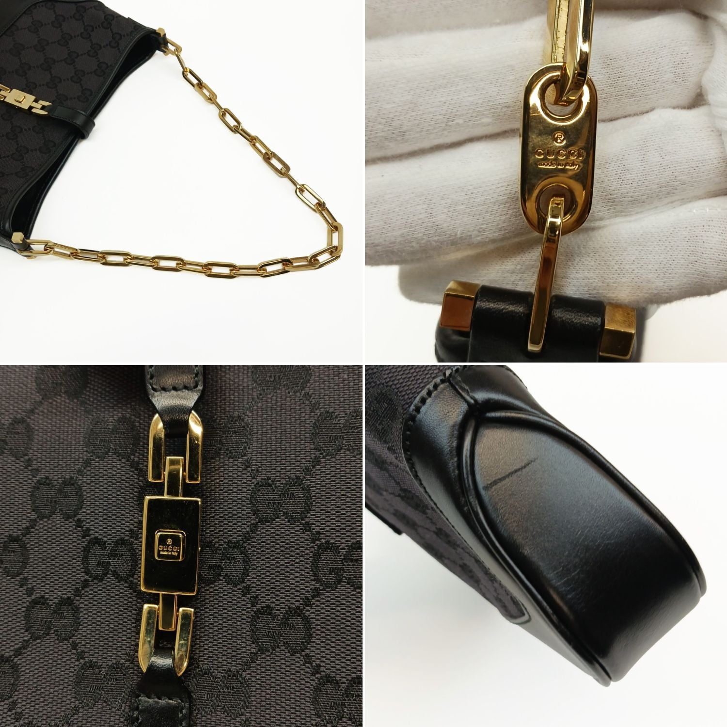 GUCCI グッチ ジャッキー チェーン 4032 ミニ バッグ アクセサリーポーチ