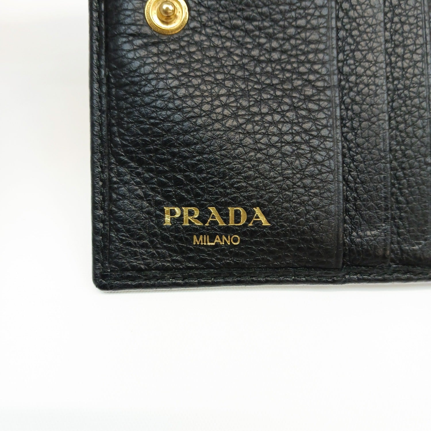 PRADA プラダ レザー財布 ブラック