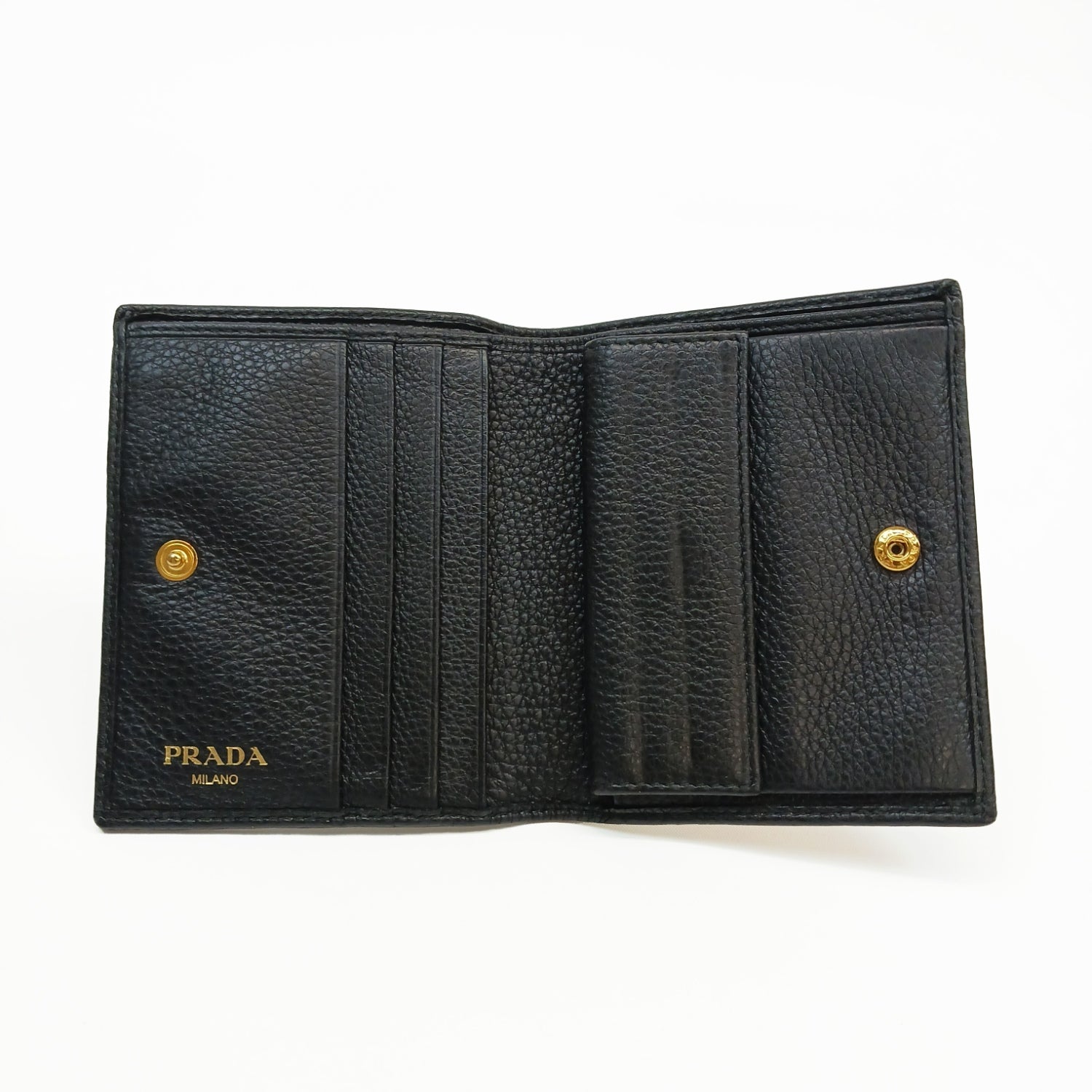 PRADA プラダ レザー財布 ブラック