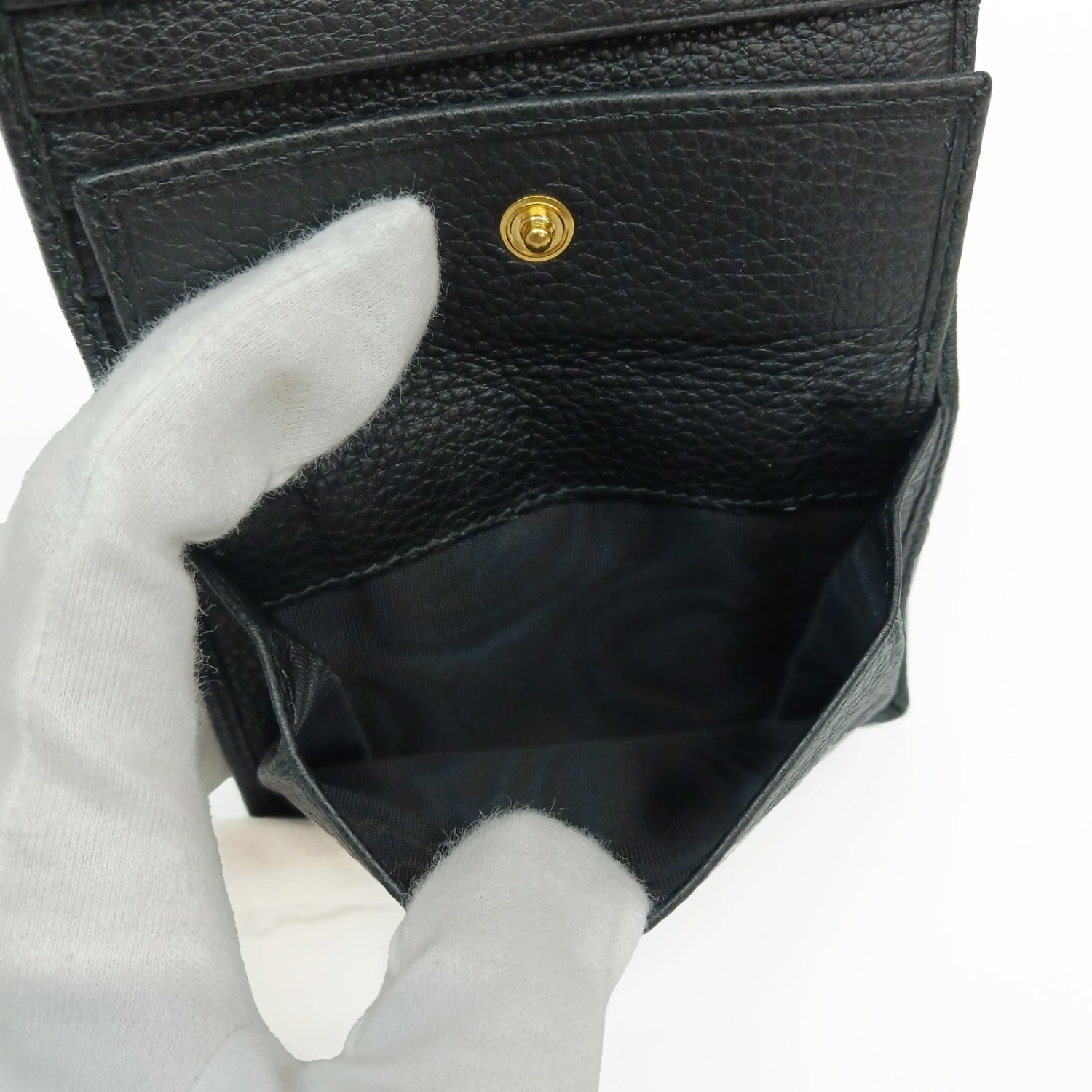 PRADA プラダ レザー財布 ブラック