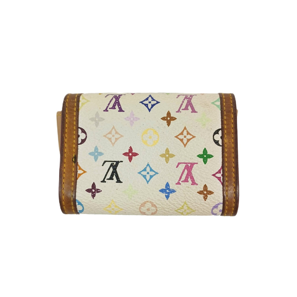 LOUIS VUITTON ルイヴィトン ポルトモネ・プラ 財布 マルチカラー