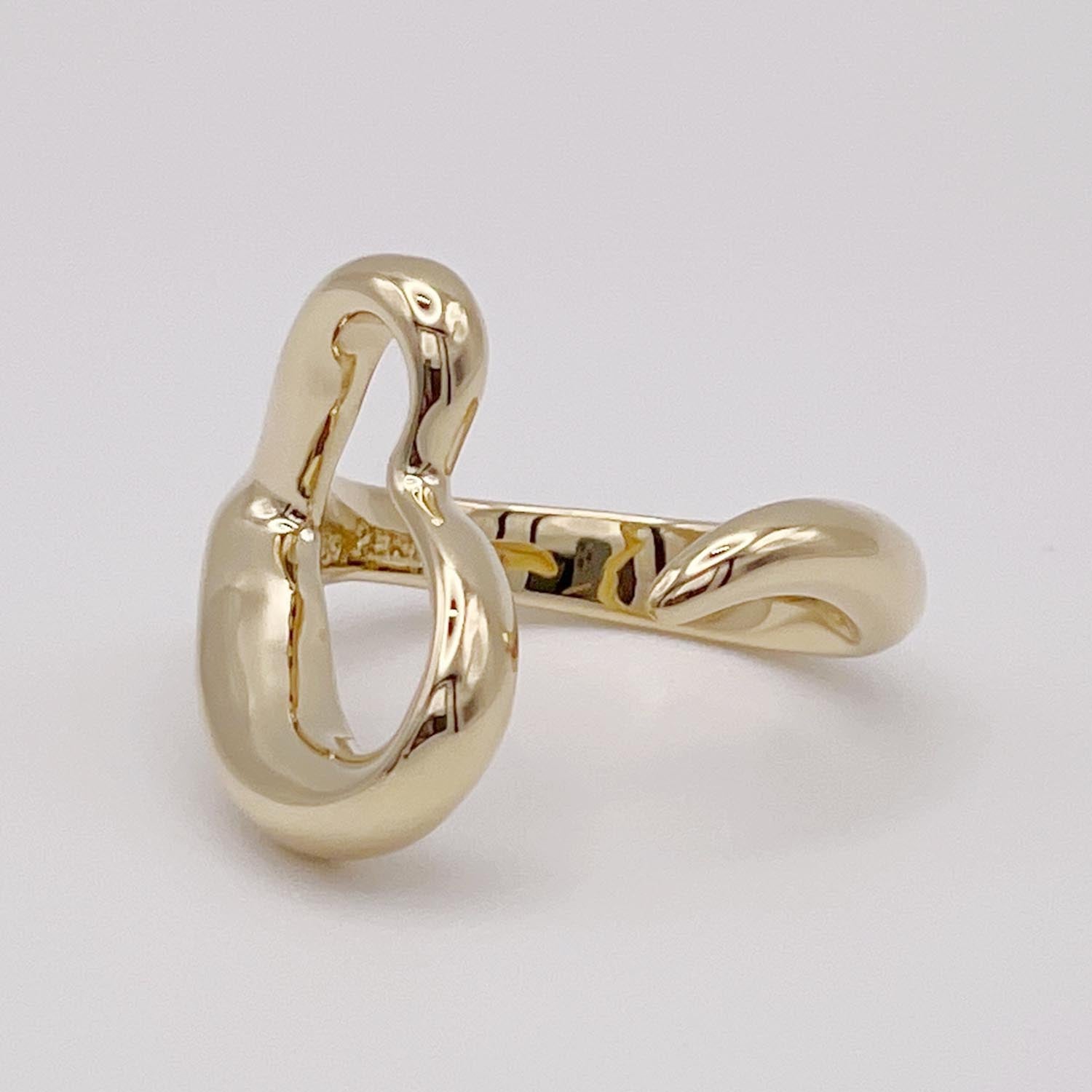 新品仕上済 Tiffany＆Co. ティファニー リング 750 10.5号 オープンハート