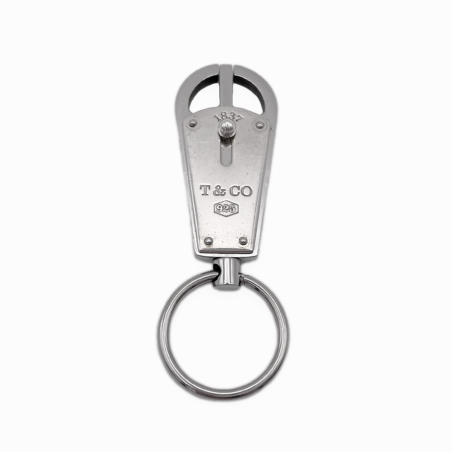 Tiffany&Co. ティファニー 1837メイカーズバレット キーリング キーホルダー