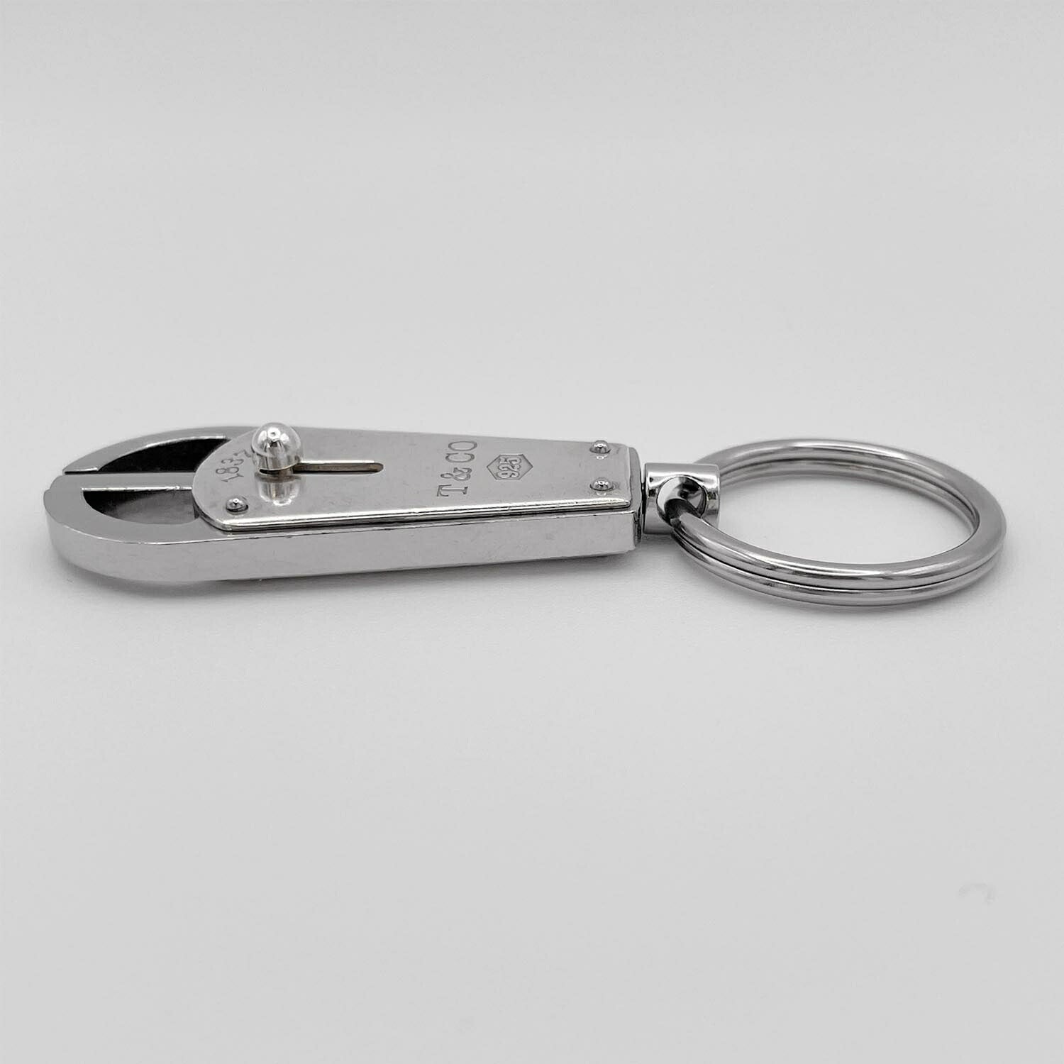 Tiffany&Co. ティファニー 1837メイカーズバレット キーリング キーホルダー