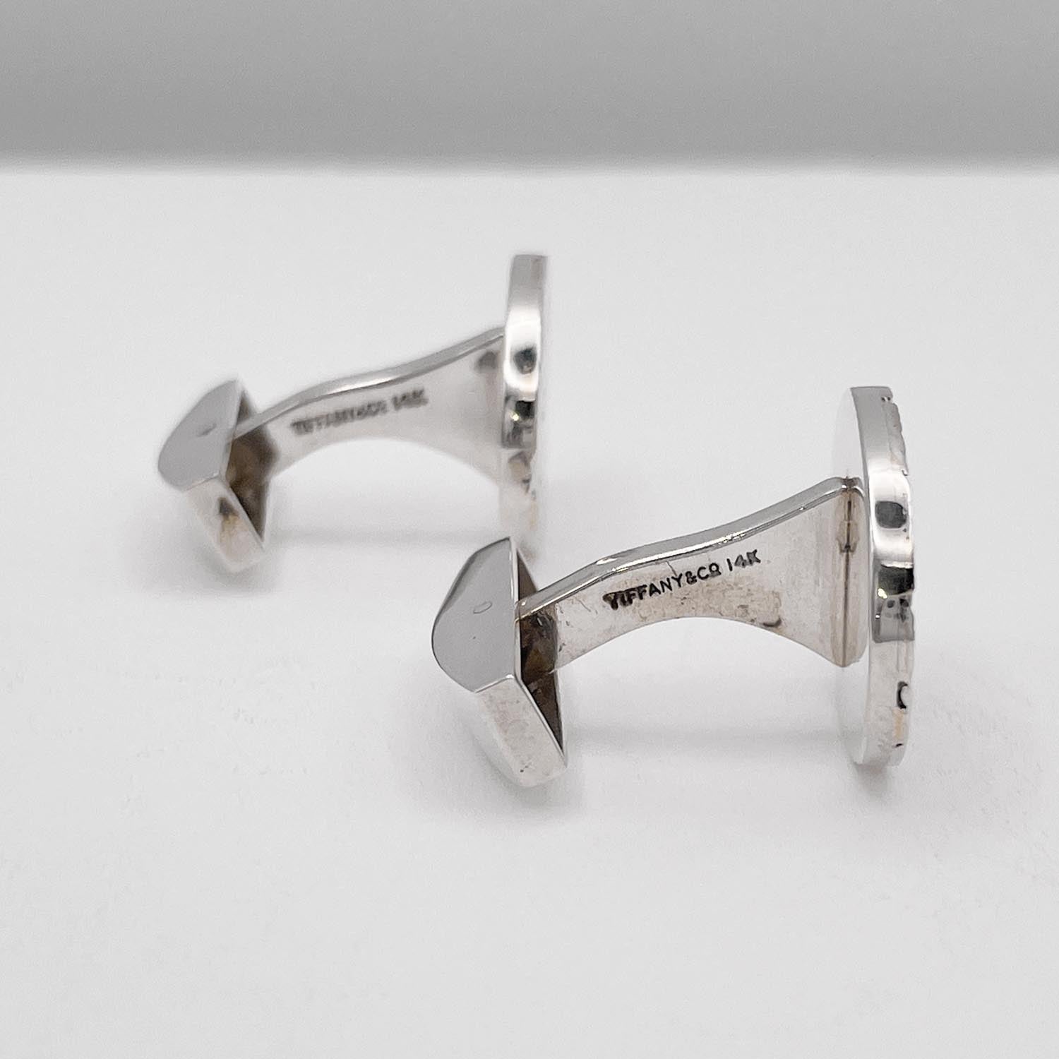 Tiffany&Co. ティファニー カフス コンビ 14KYG/STERLING シルバー メンズ