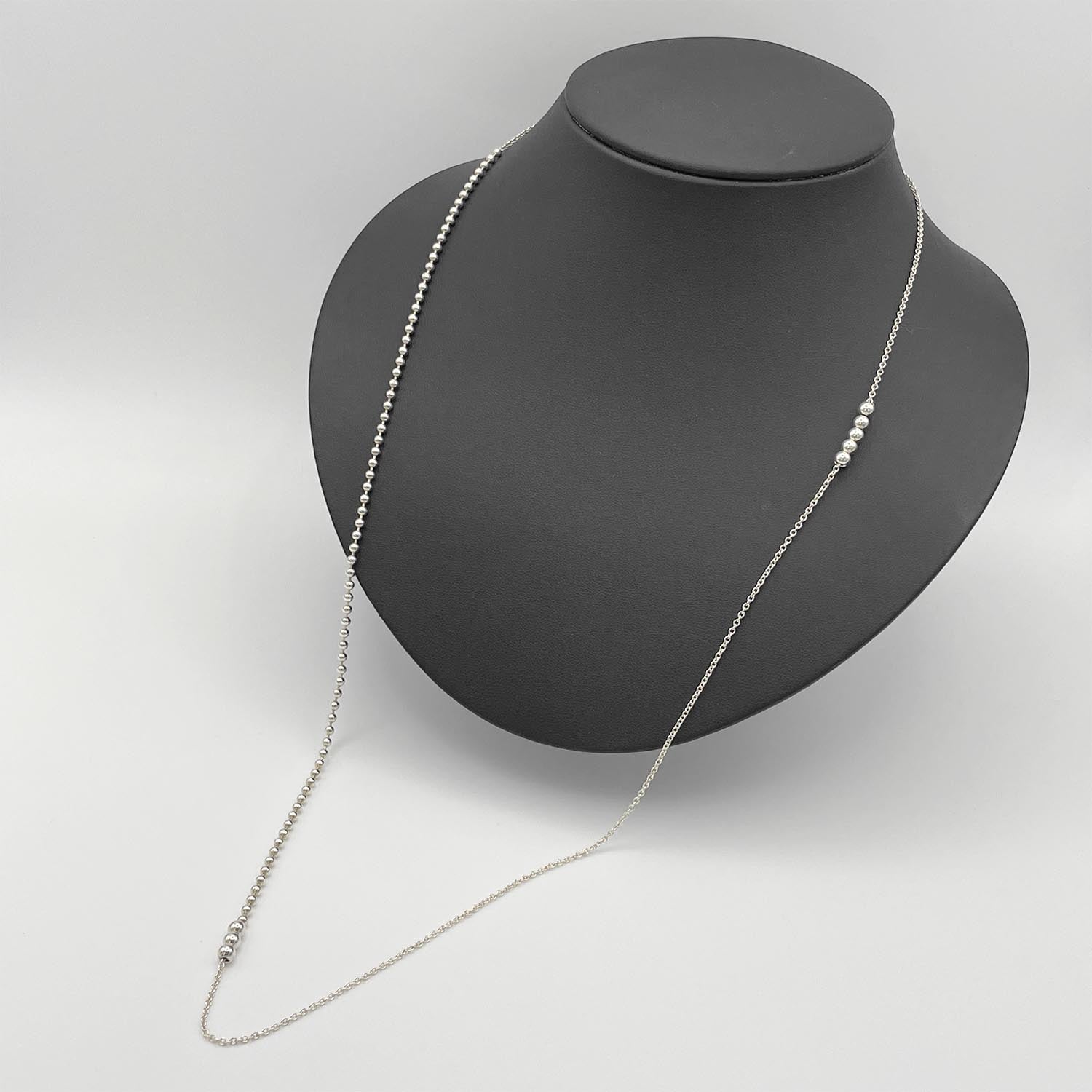 Tiffany&Co. ティファニー ミックスビーズ シルバー AG925 ネックレス