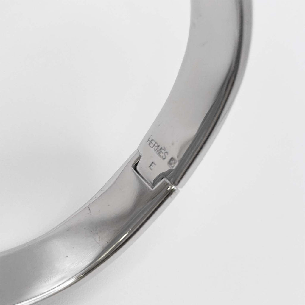 HERMES エルメス Hバングル PM 16cm クリックH ブレスレット ブルー・アビス