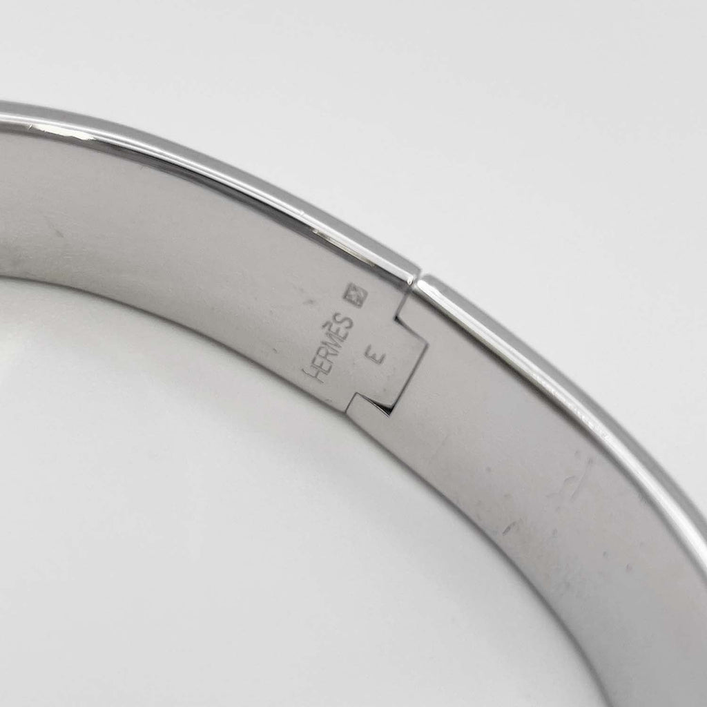 HERMES エルメス Hバングル PM 16cm クリックH ブレスレット ブルー・アビス