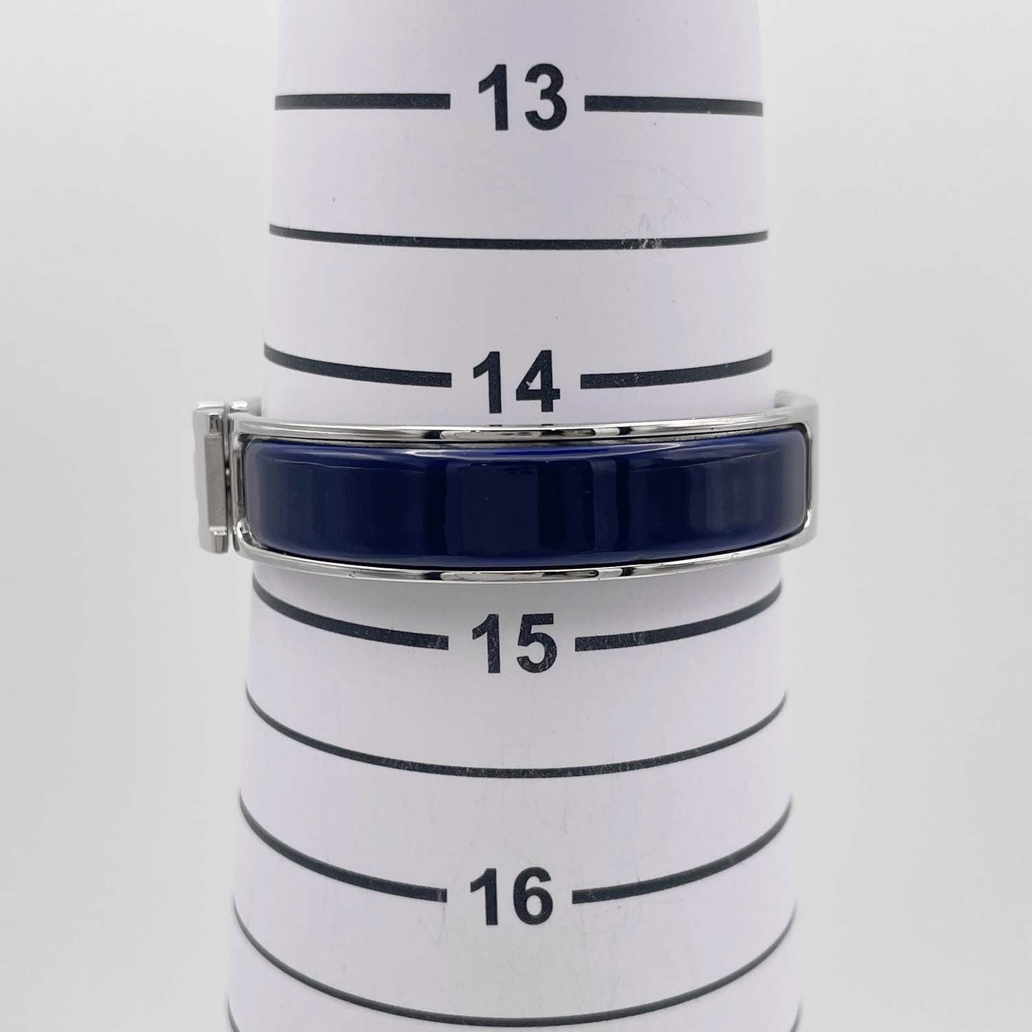 HERMES エルメス Hバングル PM 16cm クリックH ブレスレット ブルー・アビス