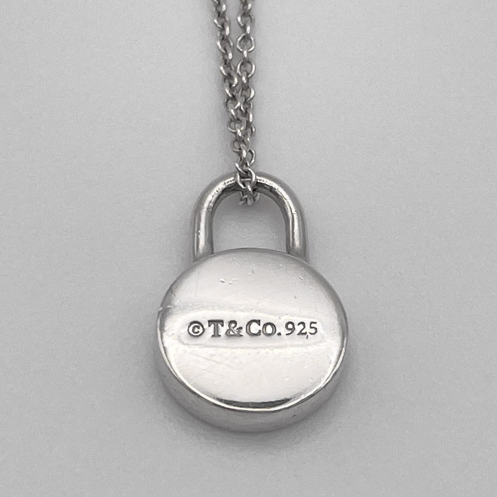 Tiffany&Co. ティファニー ネックレス 1837 ラウンド ミニロック 1Pダイヤ SV925 シルバー