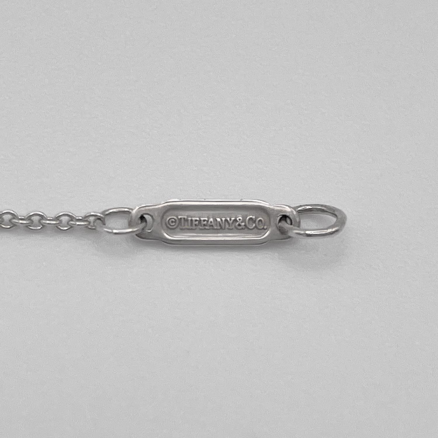 Tiffany&Co. ティファニー ネックレス 1837 ラウンド ミニロック 1Pダイヤ SV925 シルバー