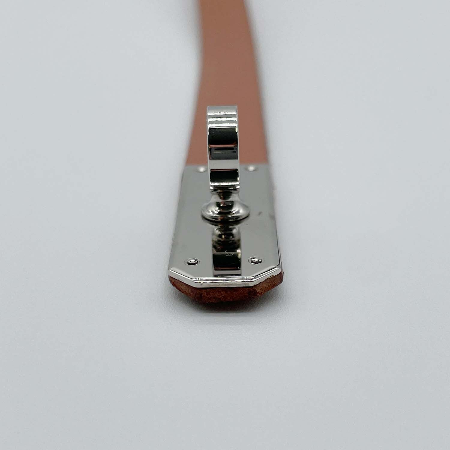 HERMES エルメス ケリー チョーカー ネックレス レザー 2004年製 SV金具
