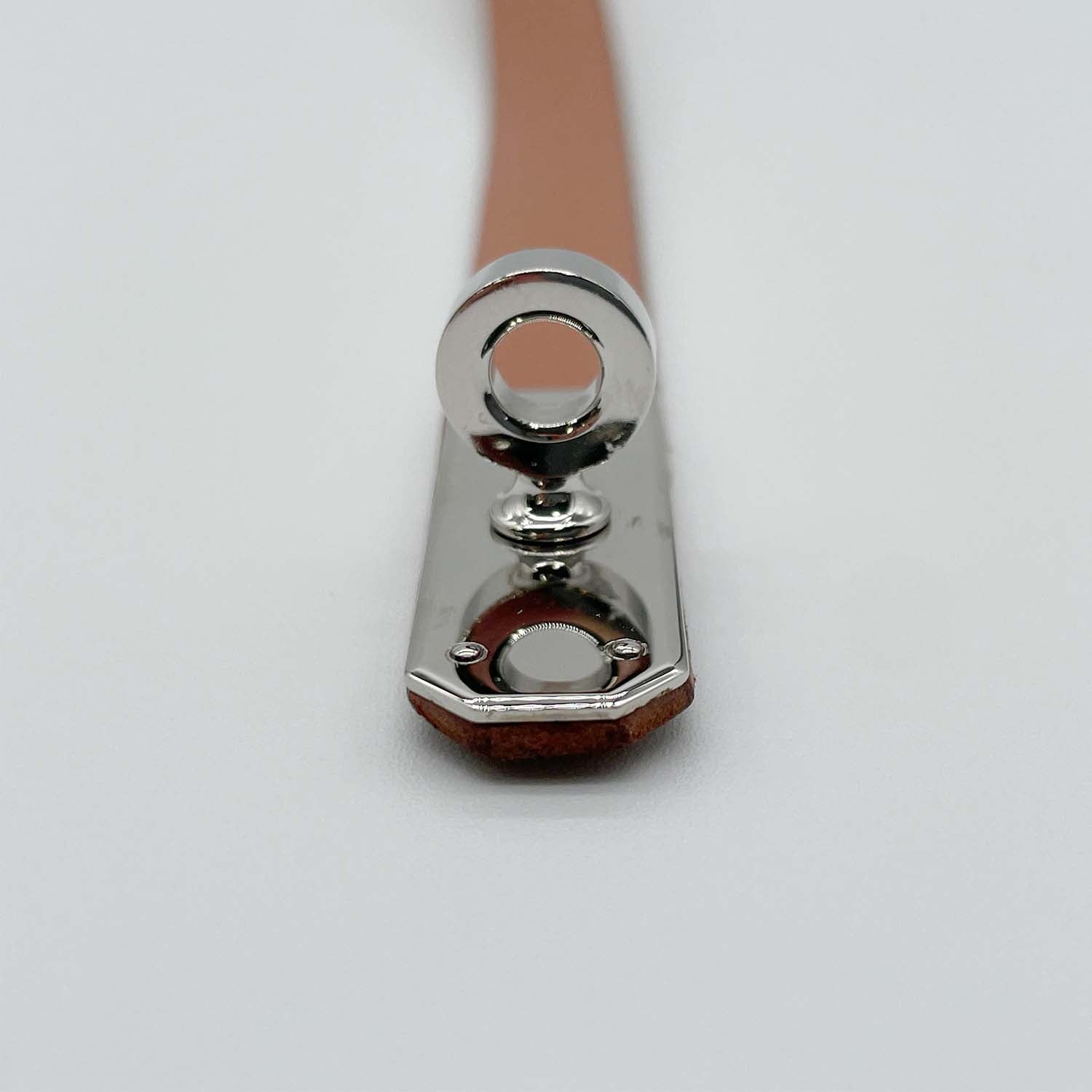 HERMES エルメス ケリー チョーカー ネックレス レザー 2004年製 SV金具