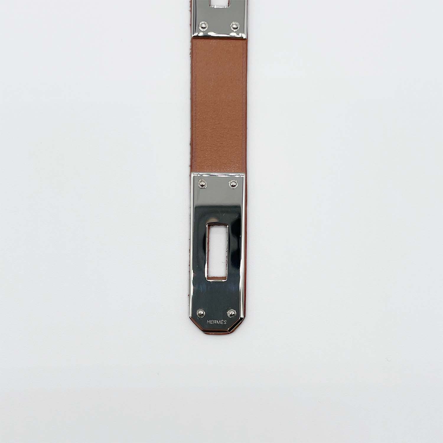 HERMES エルメス ケリー チョーカー ネックレス レザー 2004年製 SV金具