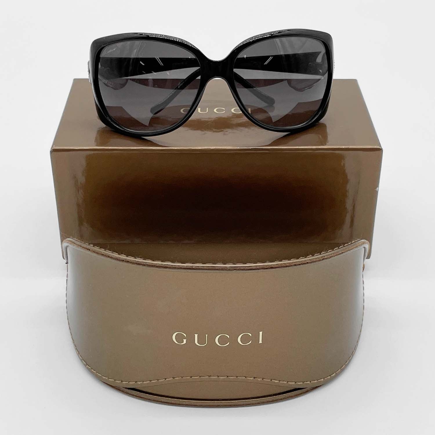 GUCCI グッチ サングラス GG3548 ハート インターロッキング ラインストーン アイウェア