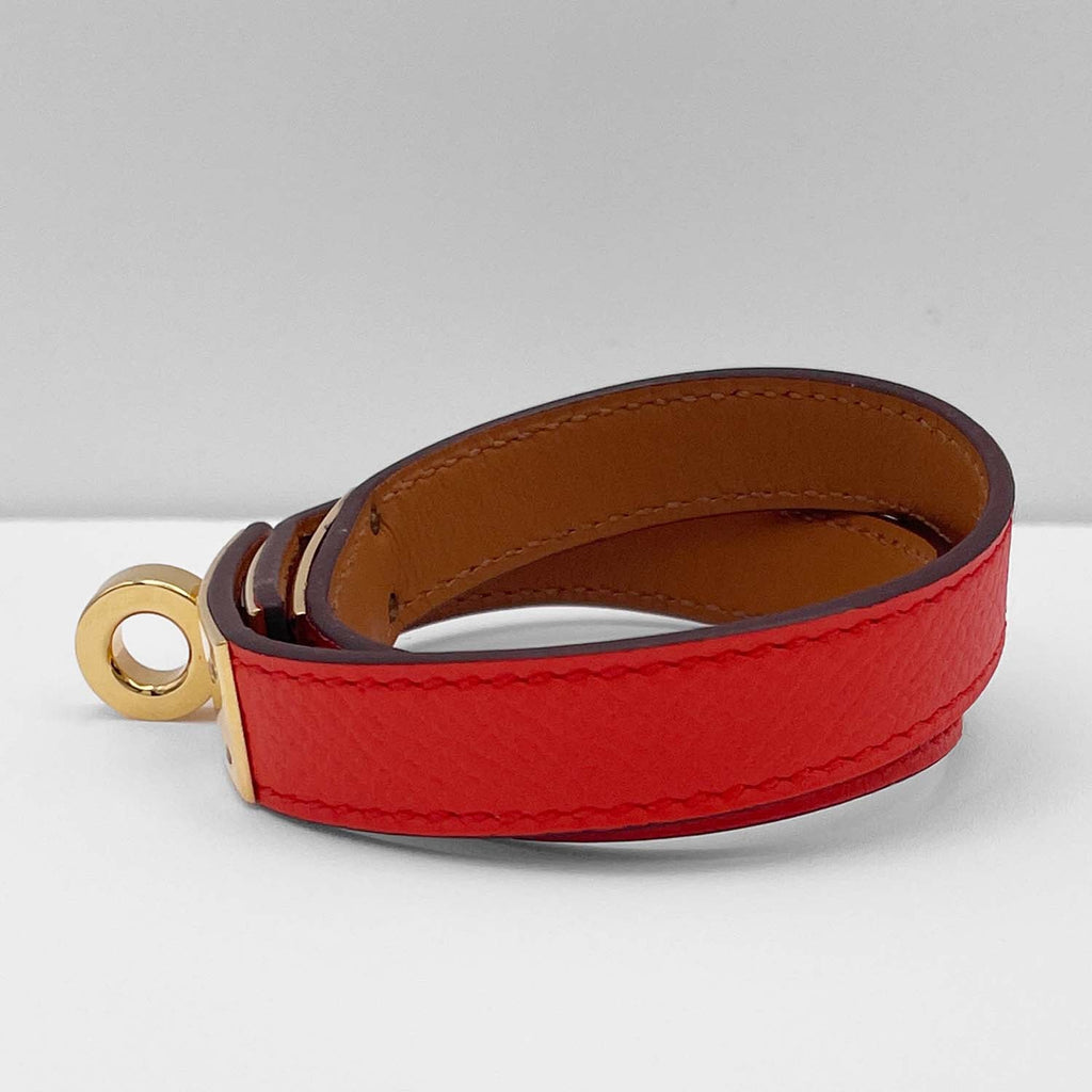 HERMES エルメス ブレスレット 15.5cm ミニ・ケリー ドゥブルトゥール バングル  2015年製