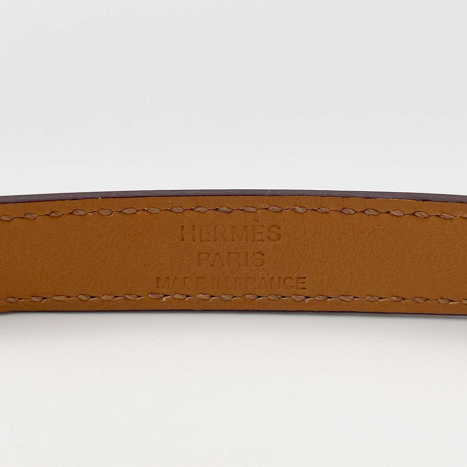 HERMES エルメス ブレスレット 15.5cm ミニ・ケリー ドゥブルトゥール バングル  2015年製