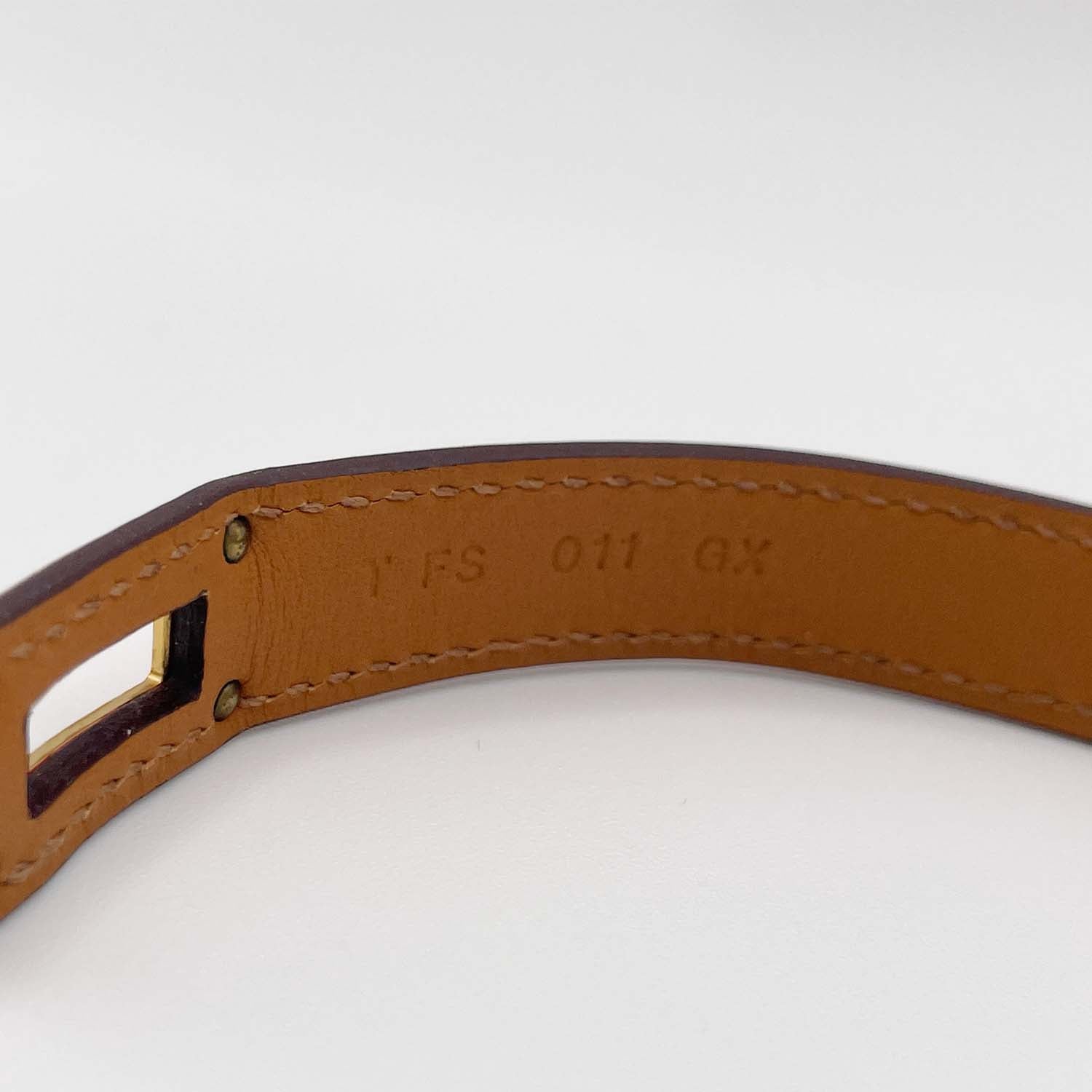 HERMES エルメス ブレスレット 15.5cm ミニ・ケリー ドゥブルトゥール バングル  2015年製