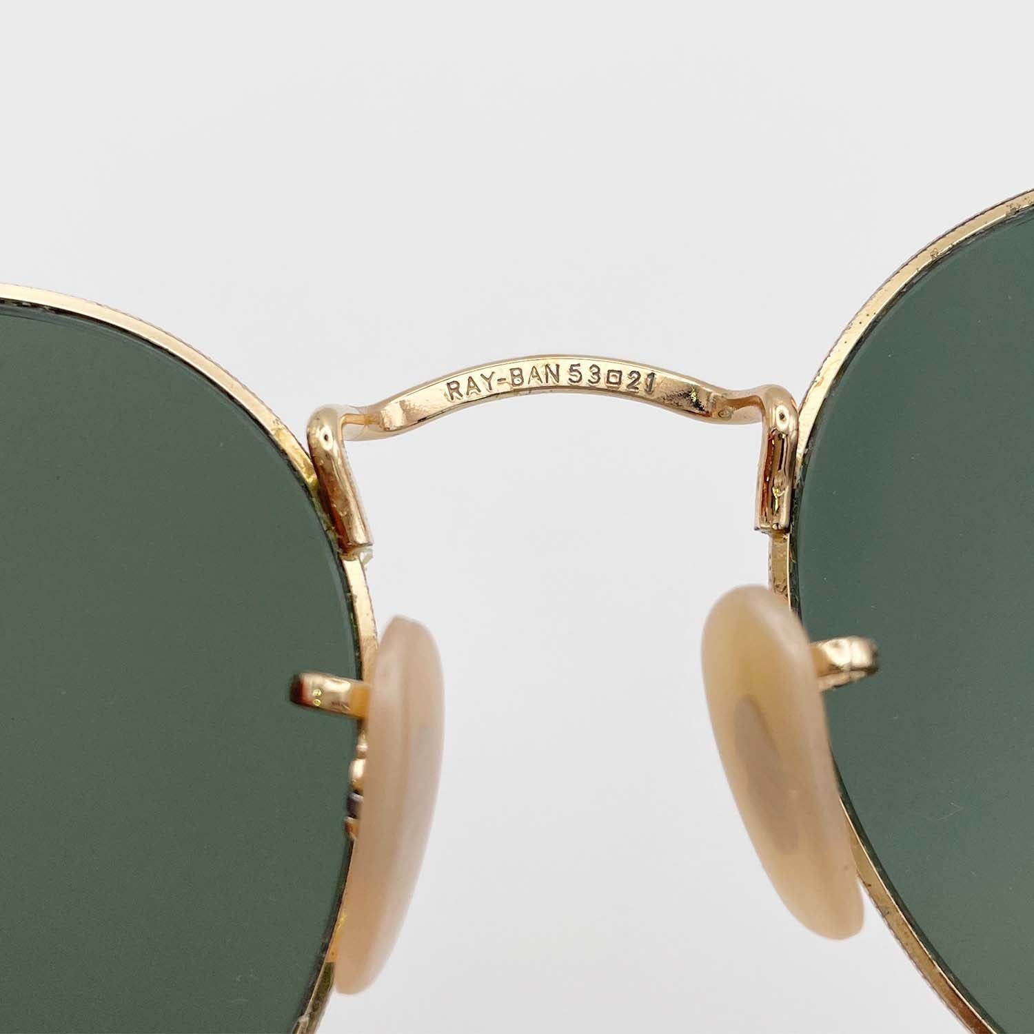 RayBan レイバン サングラス RB3447 ROUND METAL ラウンドメタル ゴールドG-15