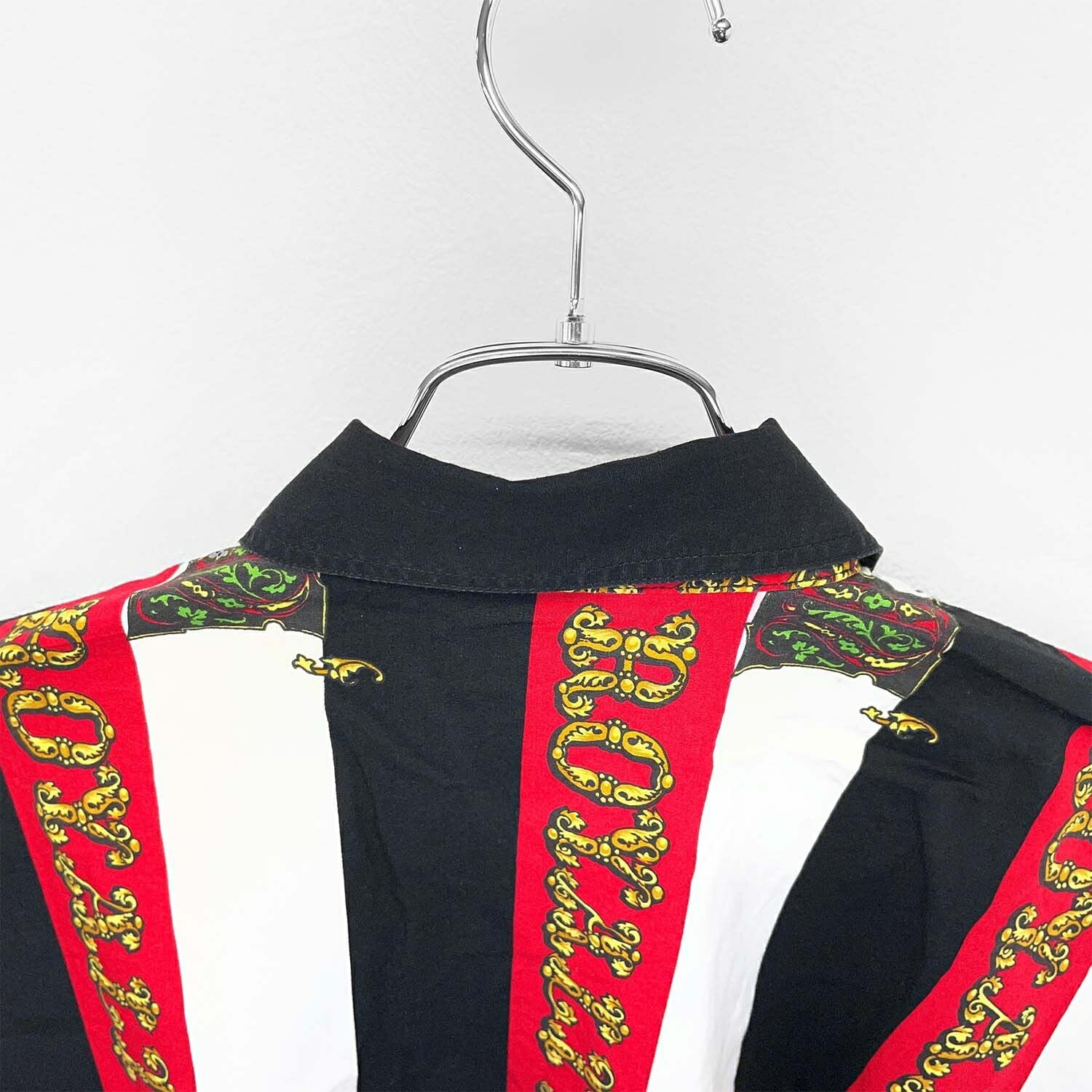VERSACE JEANS ヴェルサーチェ Mサイズ シャツ 長袖 メドゥーサ釦
