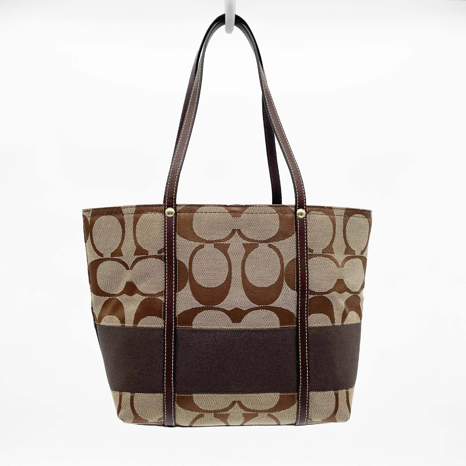 COACH コーチ トートバッグ F11098 シグネチャー C柄 キャンバス