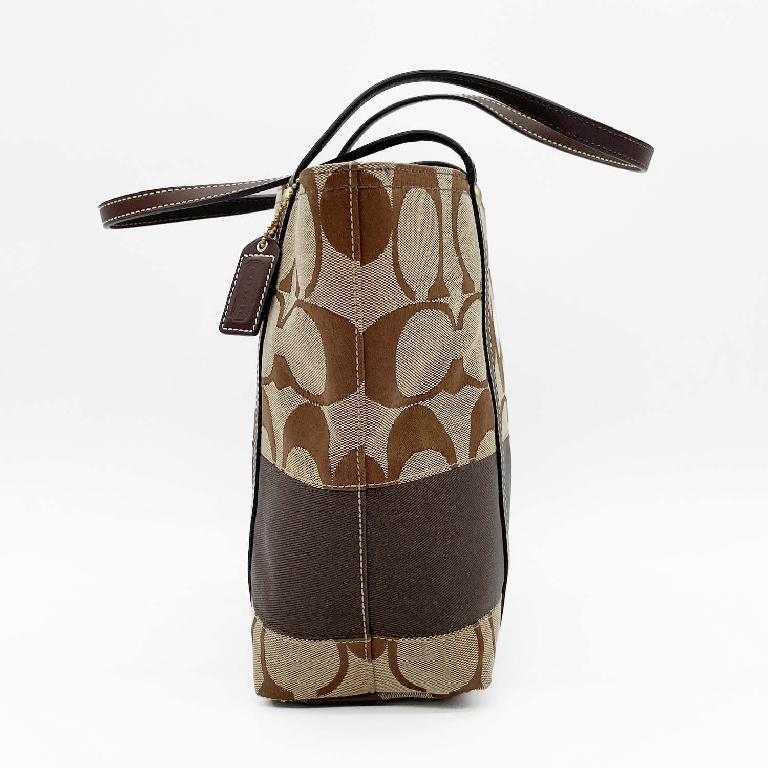 COACH コーチ トートバッグ F11098 シグネチャー C柄 キャンバス