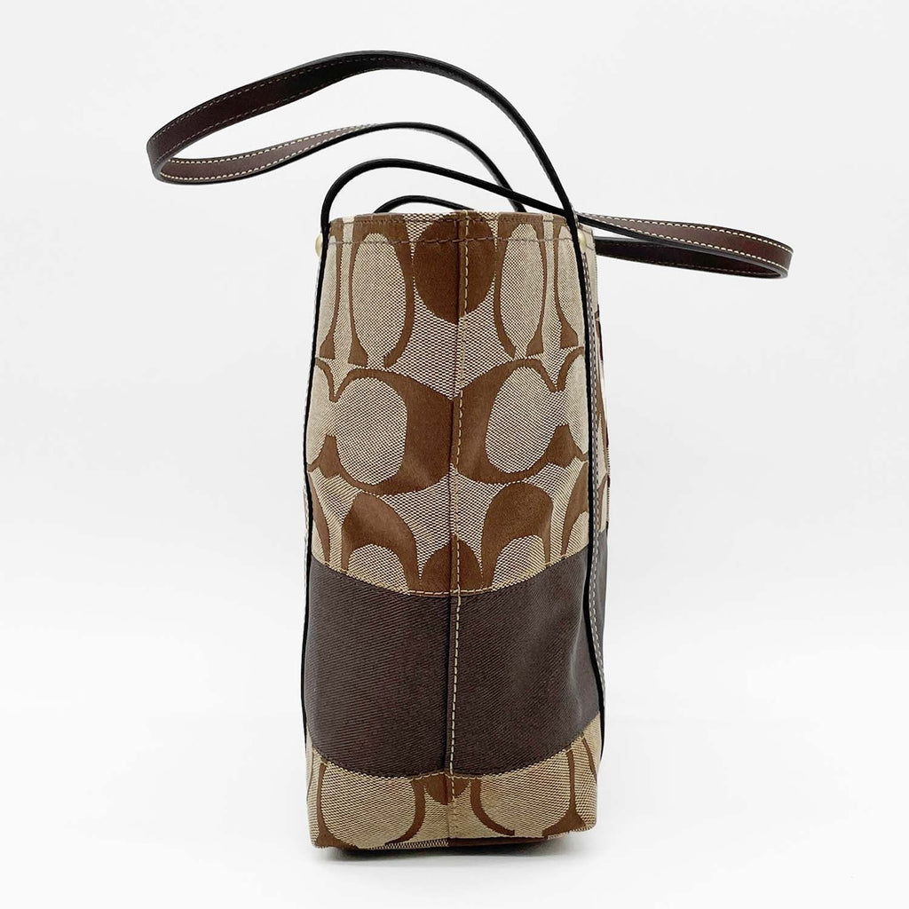 COACH コーチ トートバッグ F11098 シグネチャー C柄 キャンバス