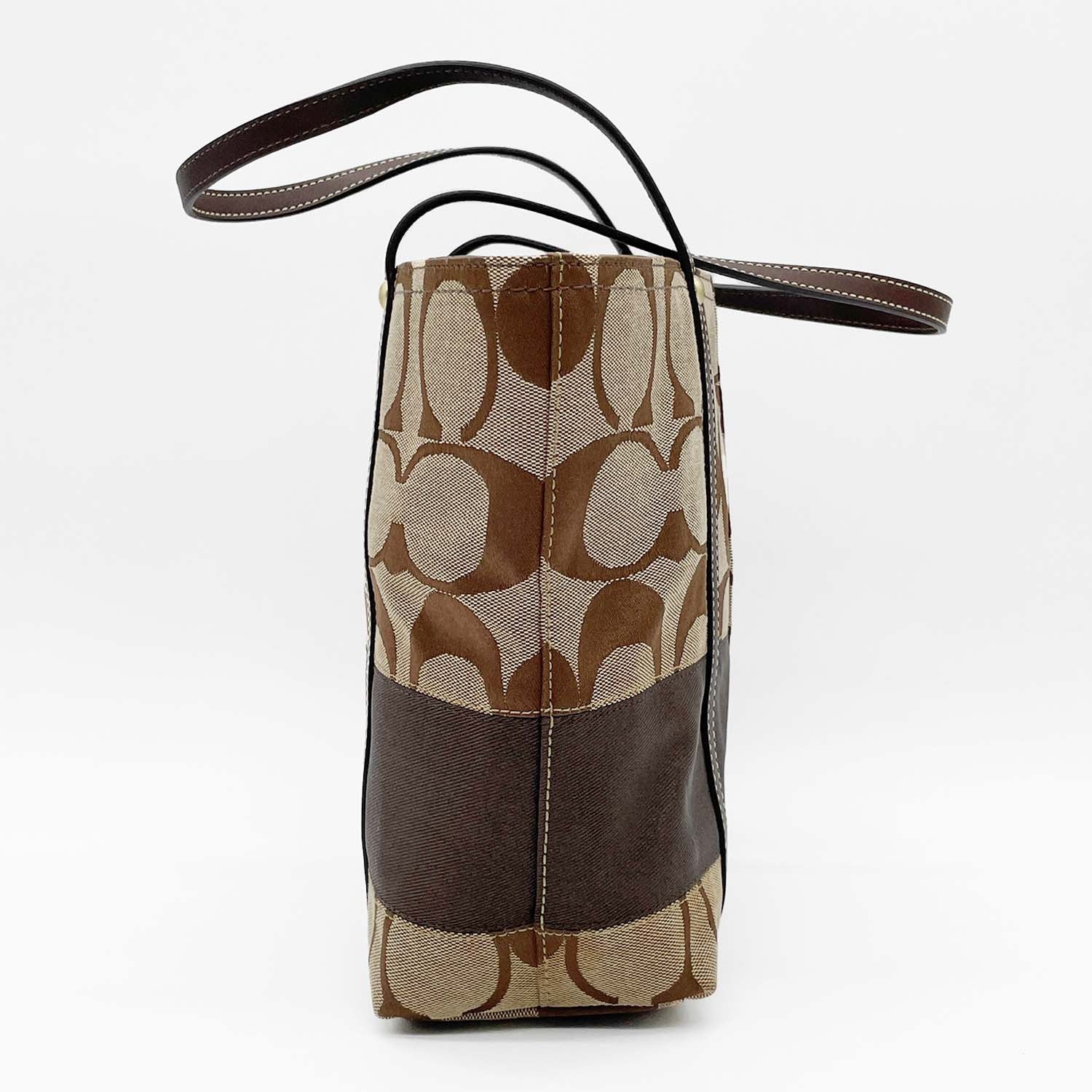 COACH コーチ トートバッグ F11098 シグネチャー C柄 キャンバス