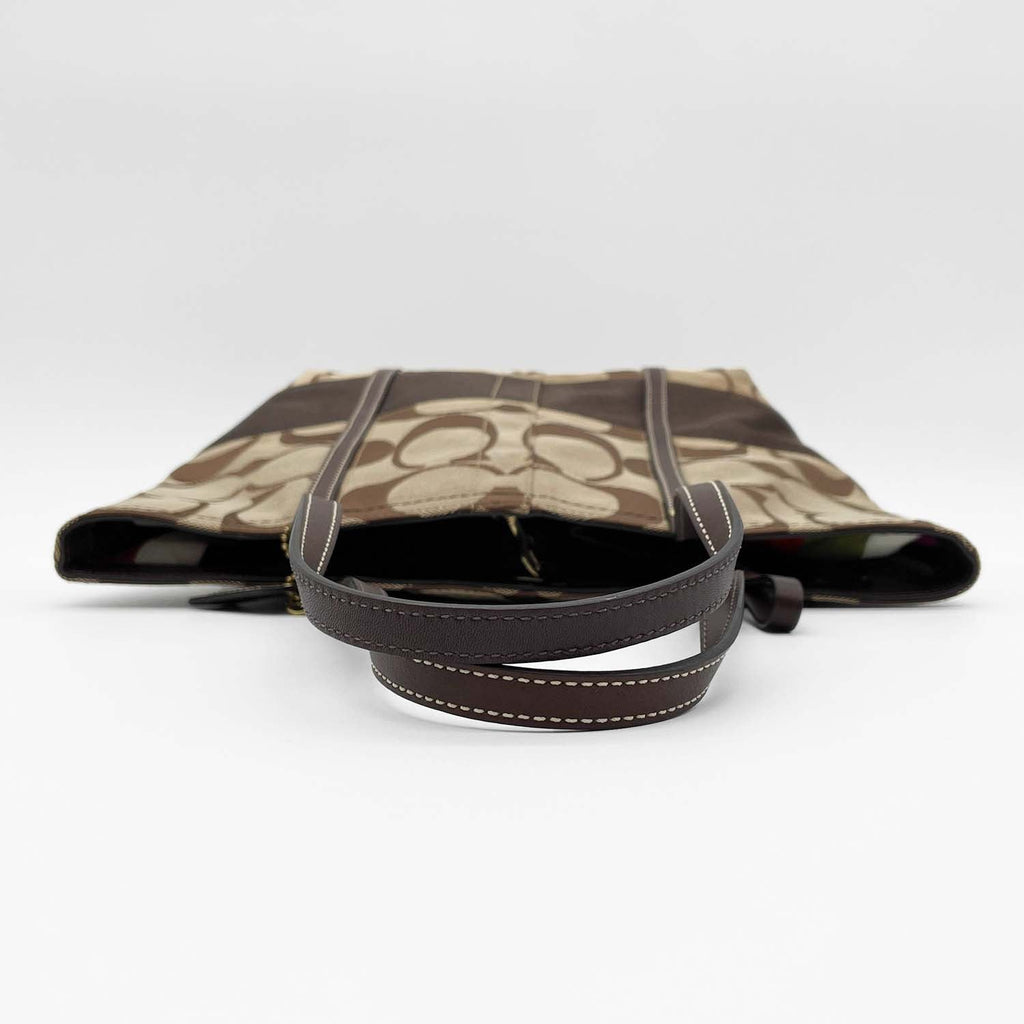 COACH コーチ トートバッグ F11098 シグネチャー C柄 キャンバス