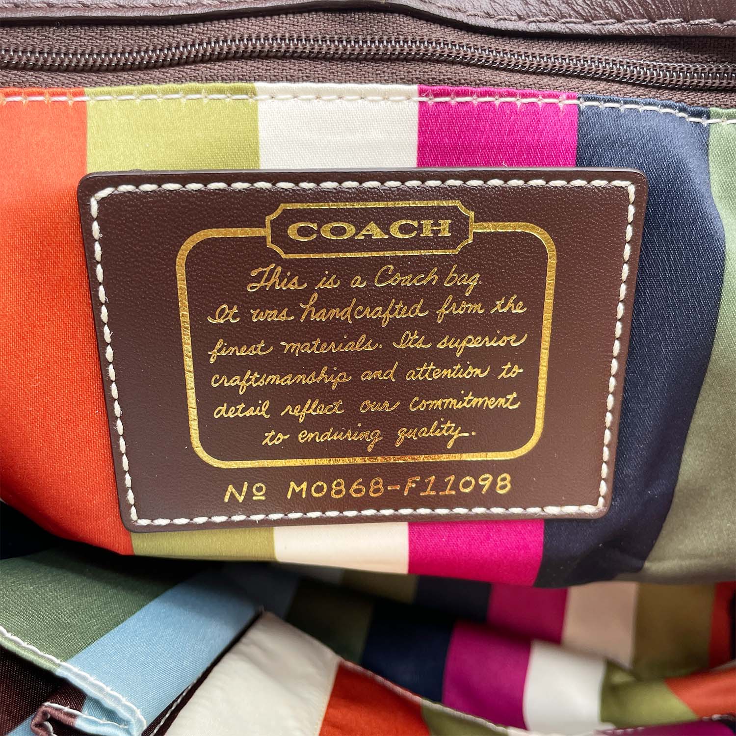COACH コーチ トートバッグ F11098 シグネチャー C柄 キャンバス