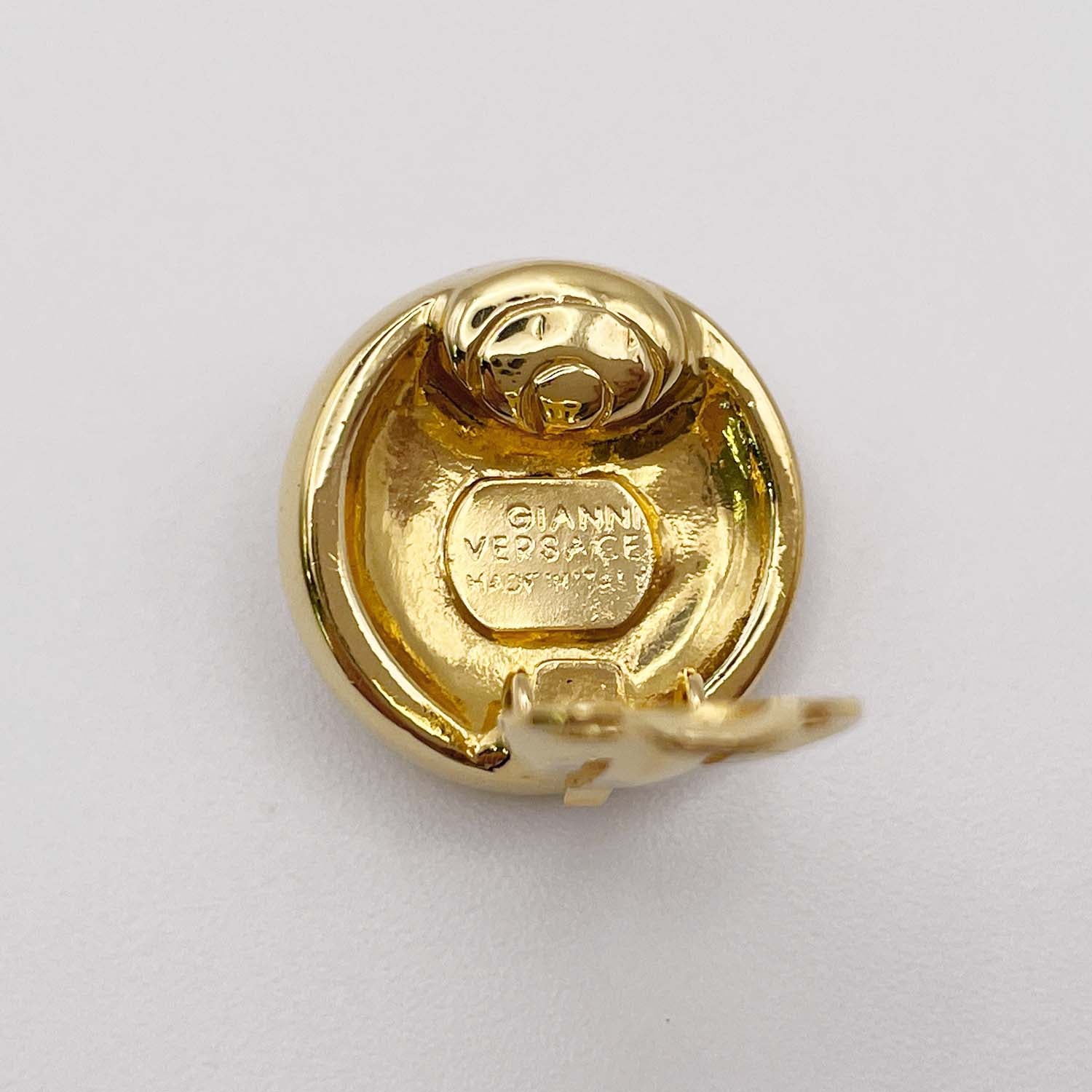 VERSACE ヴェルサーチェ イヤリング メドゥーサ コンビ ラウンド