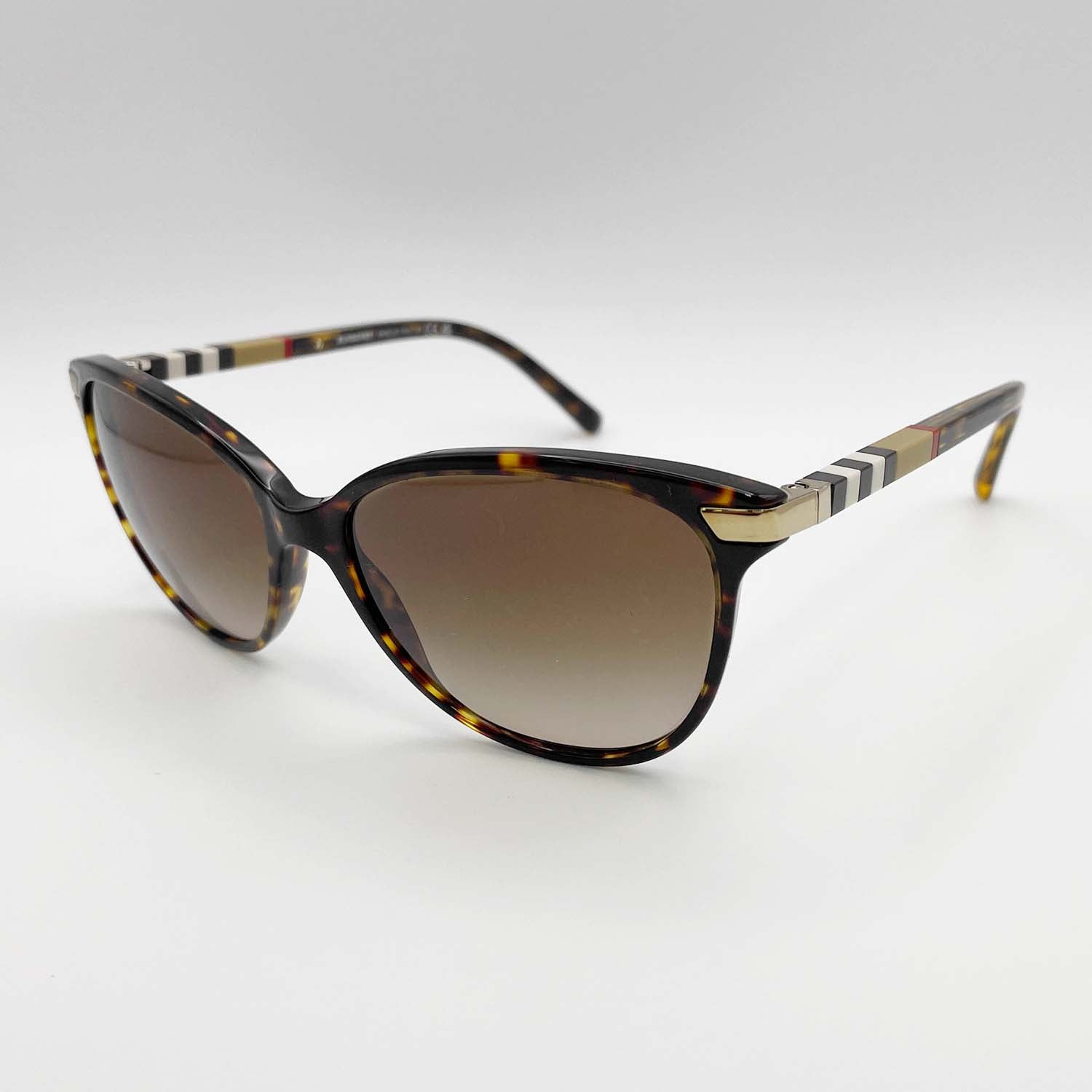 BURBERRY バーバリー サングラス B4216 3002/13 キャットアイ チェック柄 アイウェア
