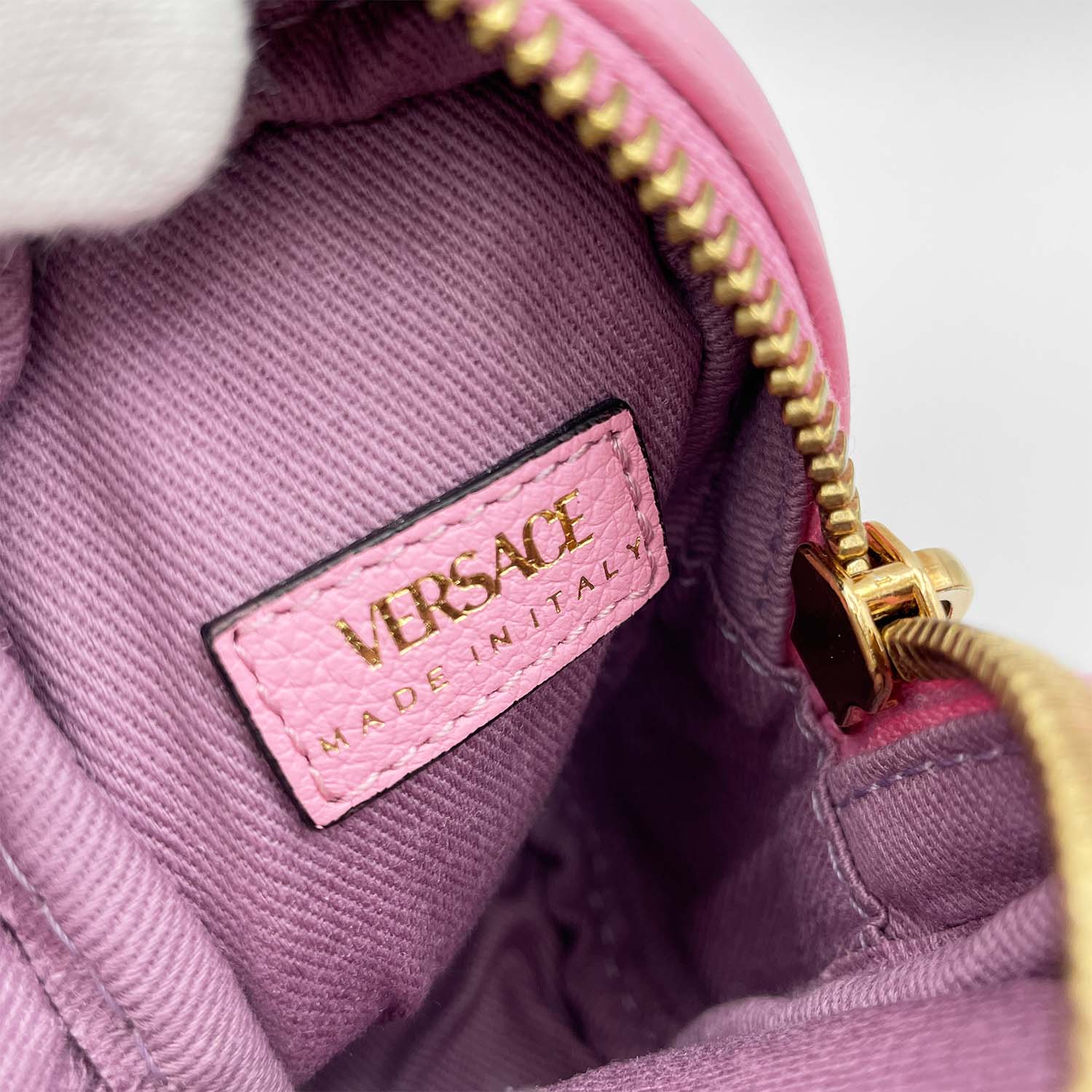 VERSACE ヴェルサーチェ ハンドポーチ ラ・メドゥーサ リングポーチ ケース 小物入れ