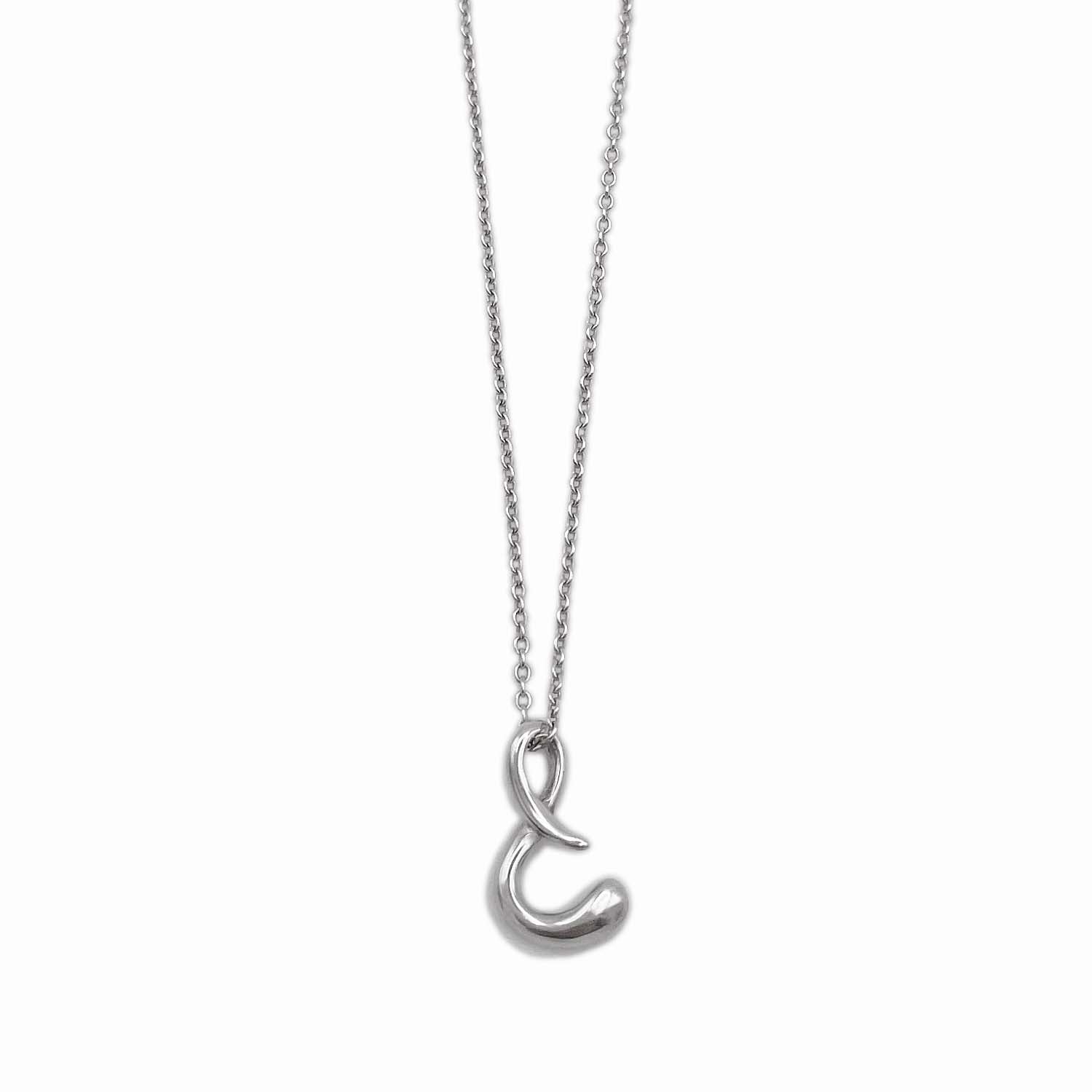 美品 Tiffany&Co. ティファニー エルサペレッティ レターS ネックレス SV925 ペンダント