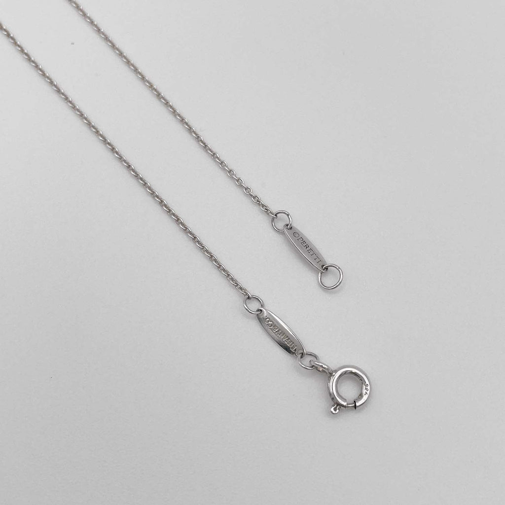 美品 Tiffany&Co. ティファニー エルサペレッティ レターS ネックレス SV925 ペンダント