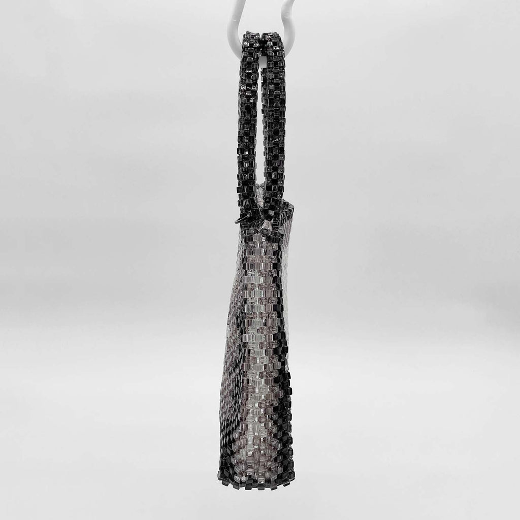 ANTEPRIMA アンテプリマ ハンドバッグ ワイヤー ビーズ グラデーション グレー マチあり♪