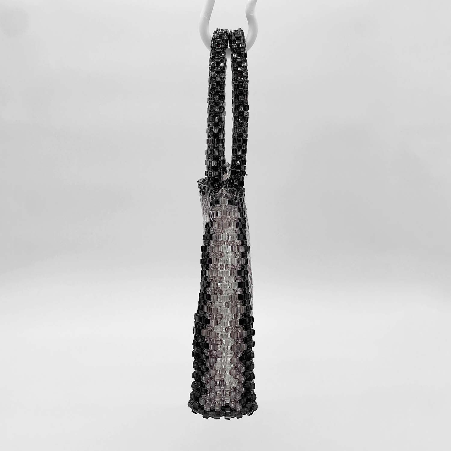 ANTEPRIMA アンテプリマ ハンドバッグ ワイヤー ビーズ グラデーション グレー マチあり♪