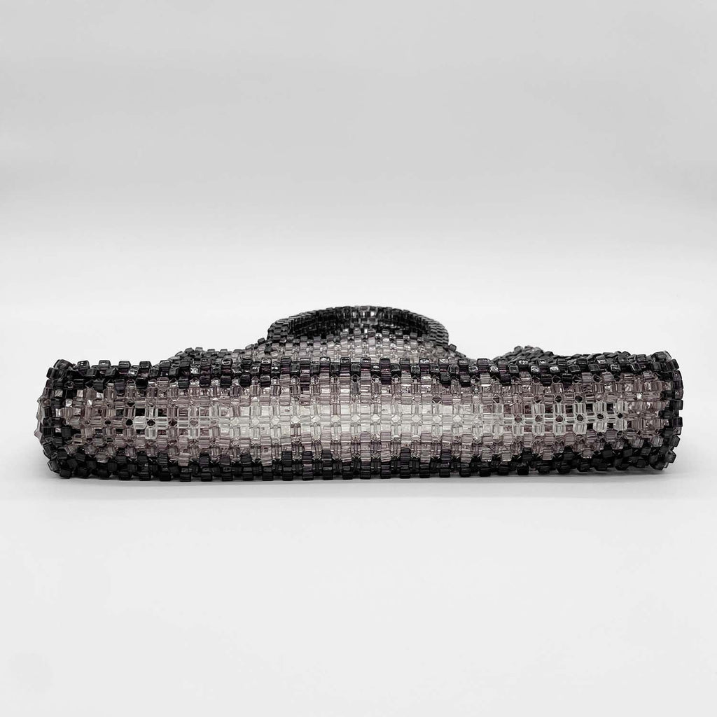 ANTEPRIMA アンテプリマ ハンドバッグ ワイヤー ビーズ グラデーション グレー マチあり♪