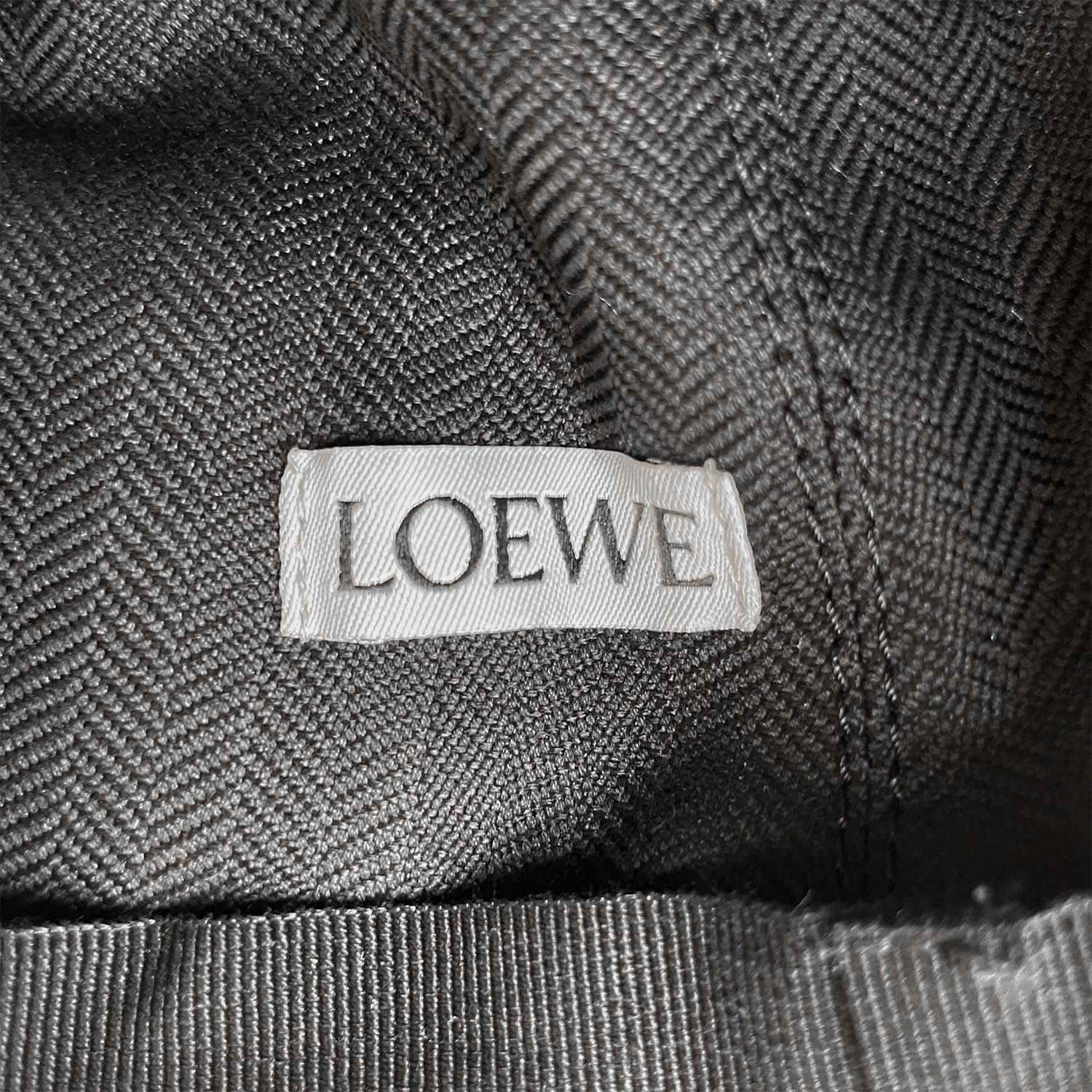 LOEWE ロエベ フィッシャーマンハット サイズ57 花柄 ロゴ リボン 帽子 マルチカラー バケット