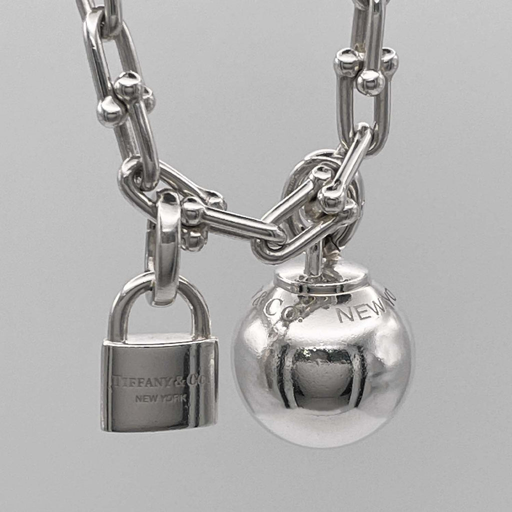Tiffany&Co. ティファニー Lサイズ 17cm ハードウェア 2連 ラップブレスレット SV925