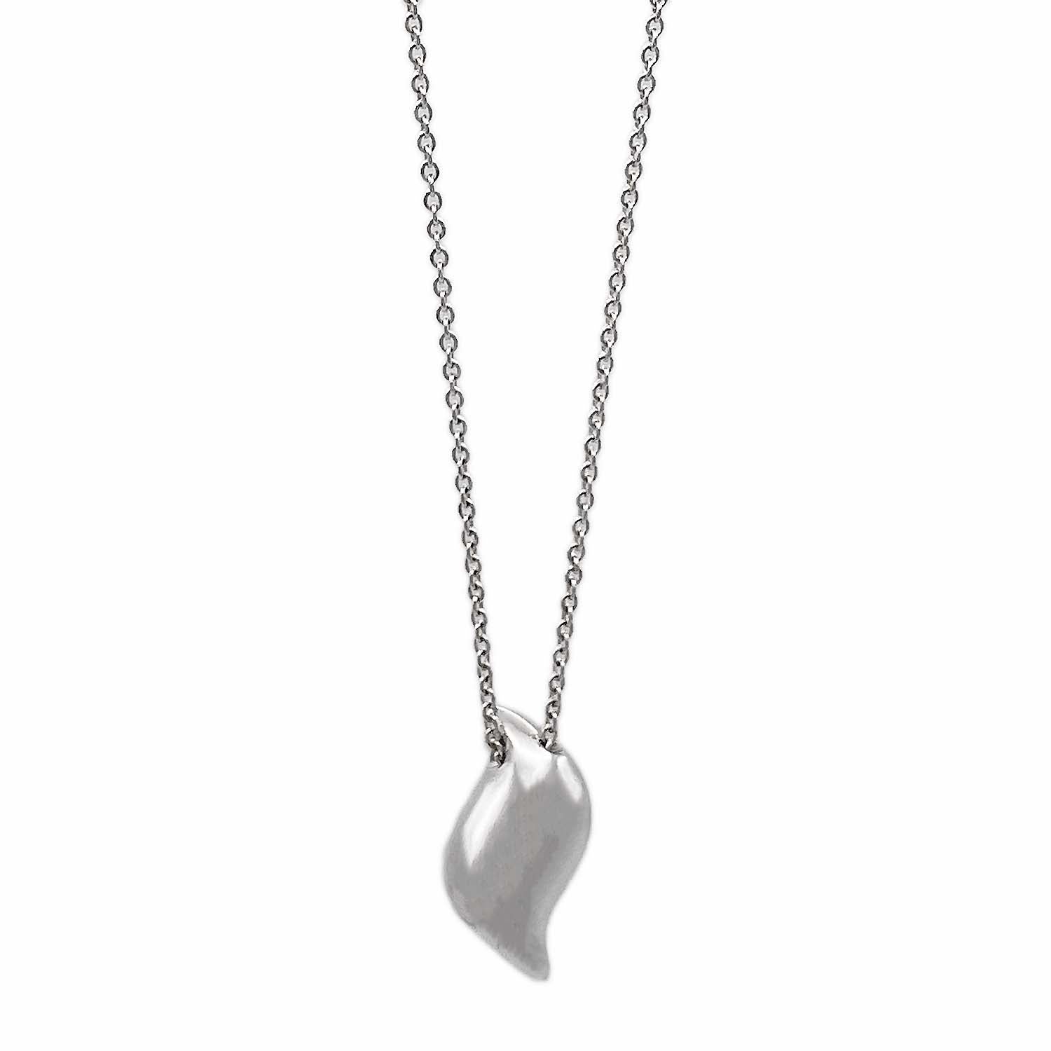 Tiffany&Co. ティファニー ネックレス エルサペレッティ リーフ 立体 SV925ペンダント