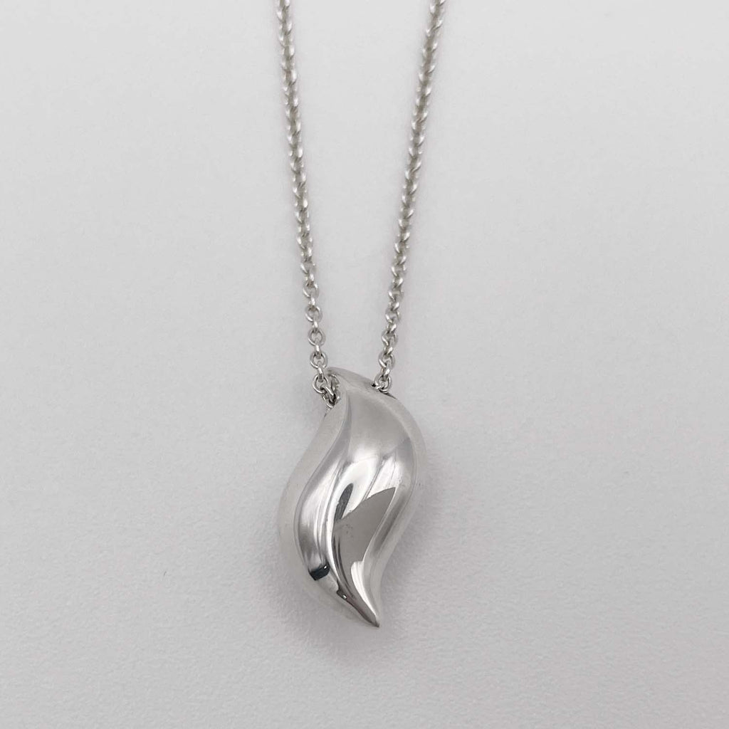 Tiffany&Co. ティファニー ネックレス エルサペレッティ リーフ 立体 SV925ペンダント