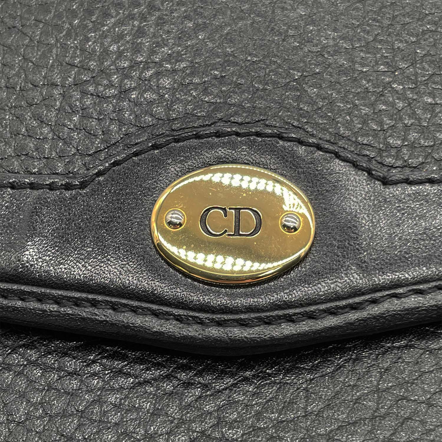 DIOR ディオール ショルダーバッグ CDロゴ ヴィンテージ オールド ブラック