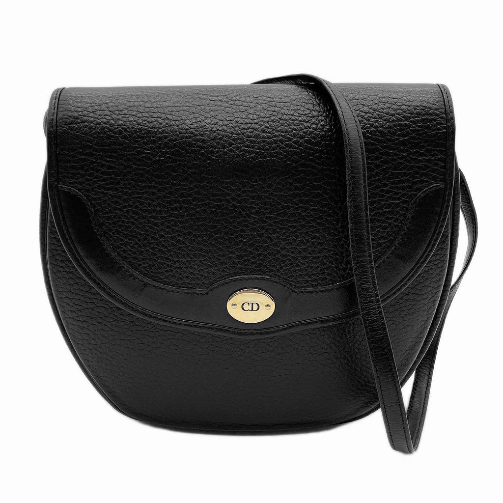 DIOR ディオール ショルダーバッグ CDロゴ ヴィンテージ オールド ブラック