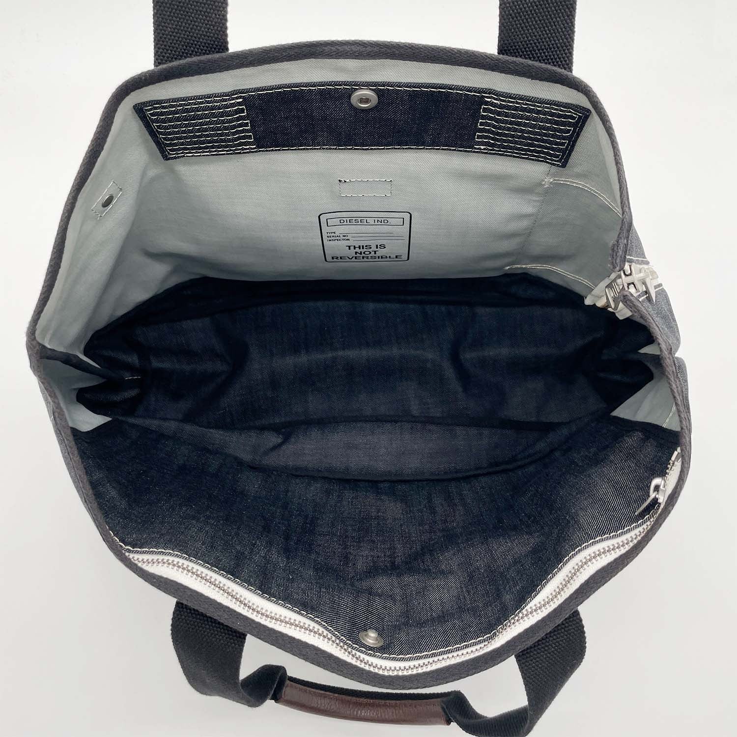 DIESEL ディーゼル トートバッグ ロゴ デニム 大容量