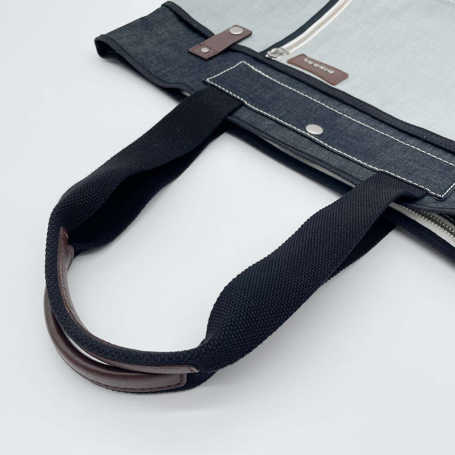 DIESEL ディーゼル トートバッグ ロゴ デニム 大容量